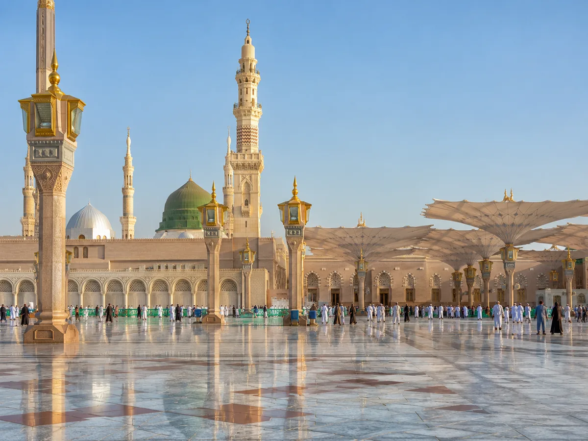Masjid an-Nabawi Courtyard - Madinah
